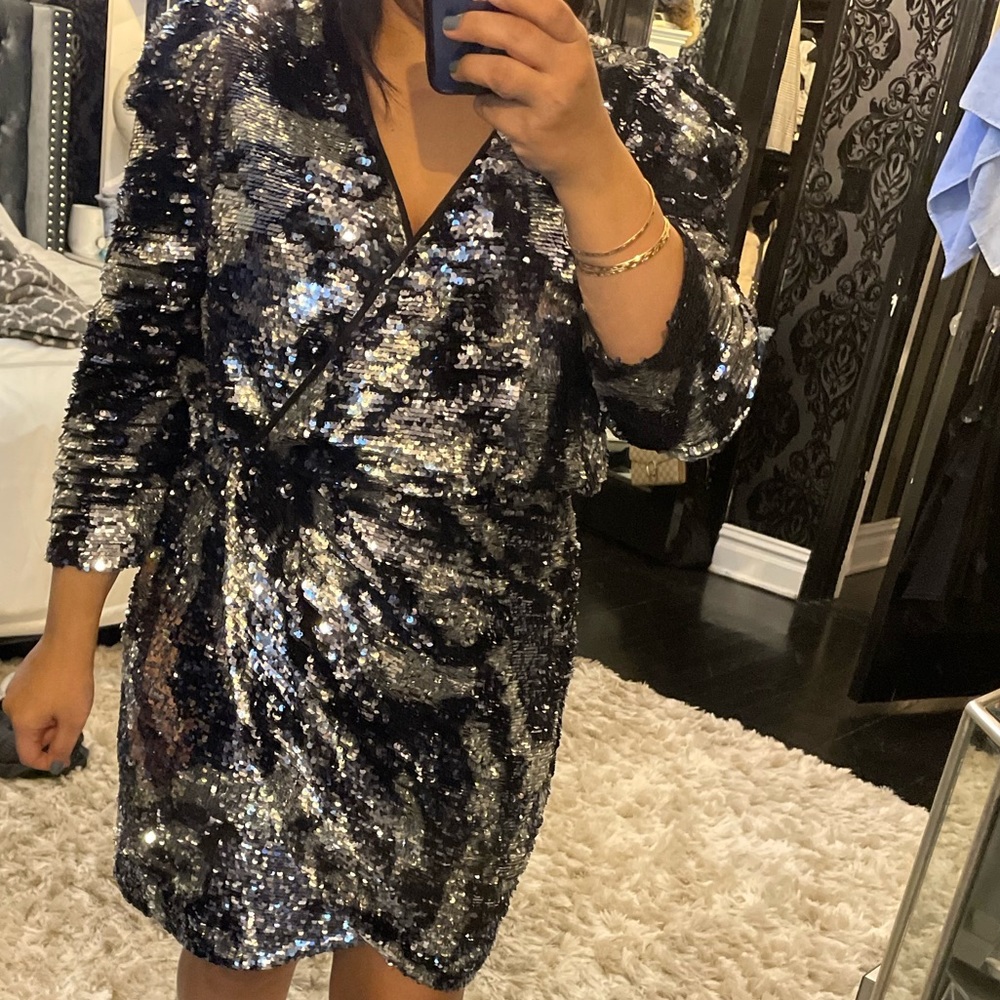 Tanya Taylor Zoey Sequin Dress - Picture 2 of 5